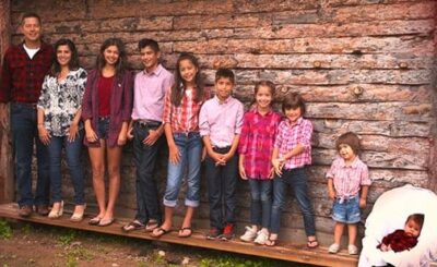 Rachel and her Husband Sean Duffy with their eight children